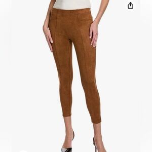 SPANX Faux Suede Leggings Rich Caramel Women’s Size Medium | Brand New